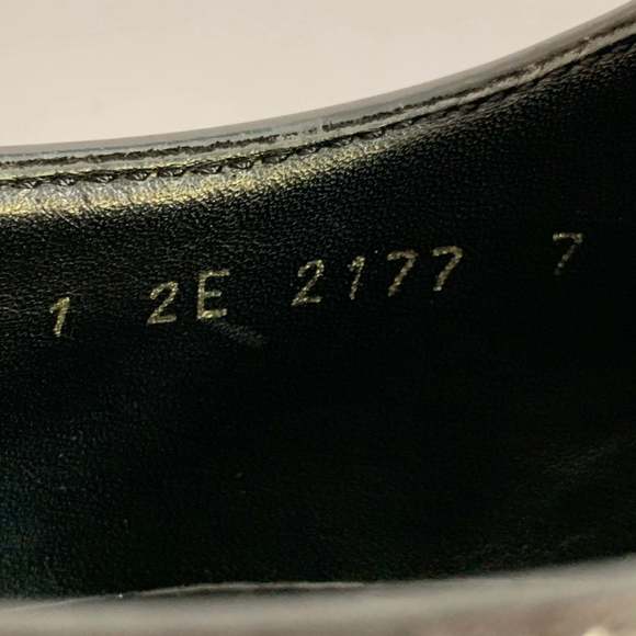 PRADA Black Perforated Leather Derby Lace-Up Shoes - Picture 8 of 10